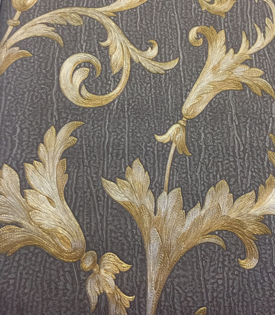 

Обои виниловые Andrima моющиеся в классическом стиле на флизелиновой основе с шелкографией 0,53 x 10 м (3107)