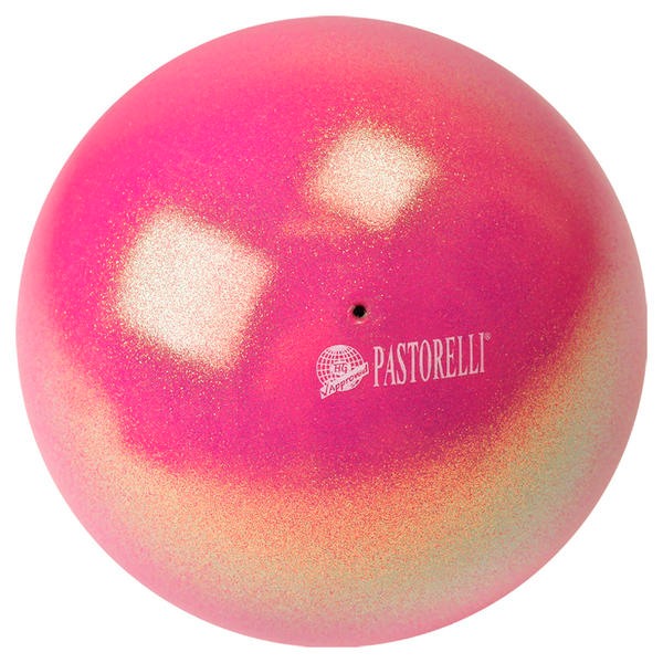 

Мяч Pastorelli 18см New Generation FIG GLITTER Rosa Fluo Baby HV