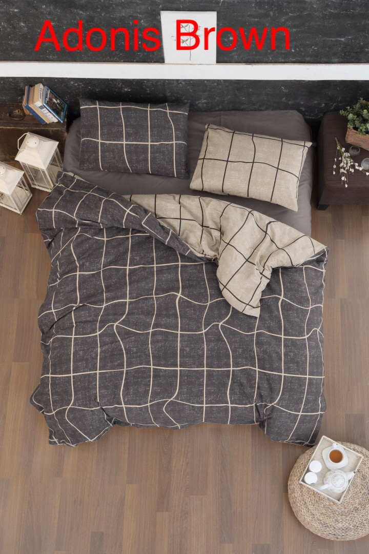 

Постельное белье First Choice фланель 200x220 Adonis Brown