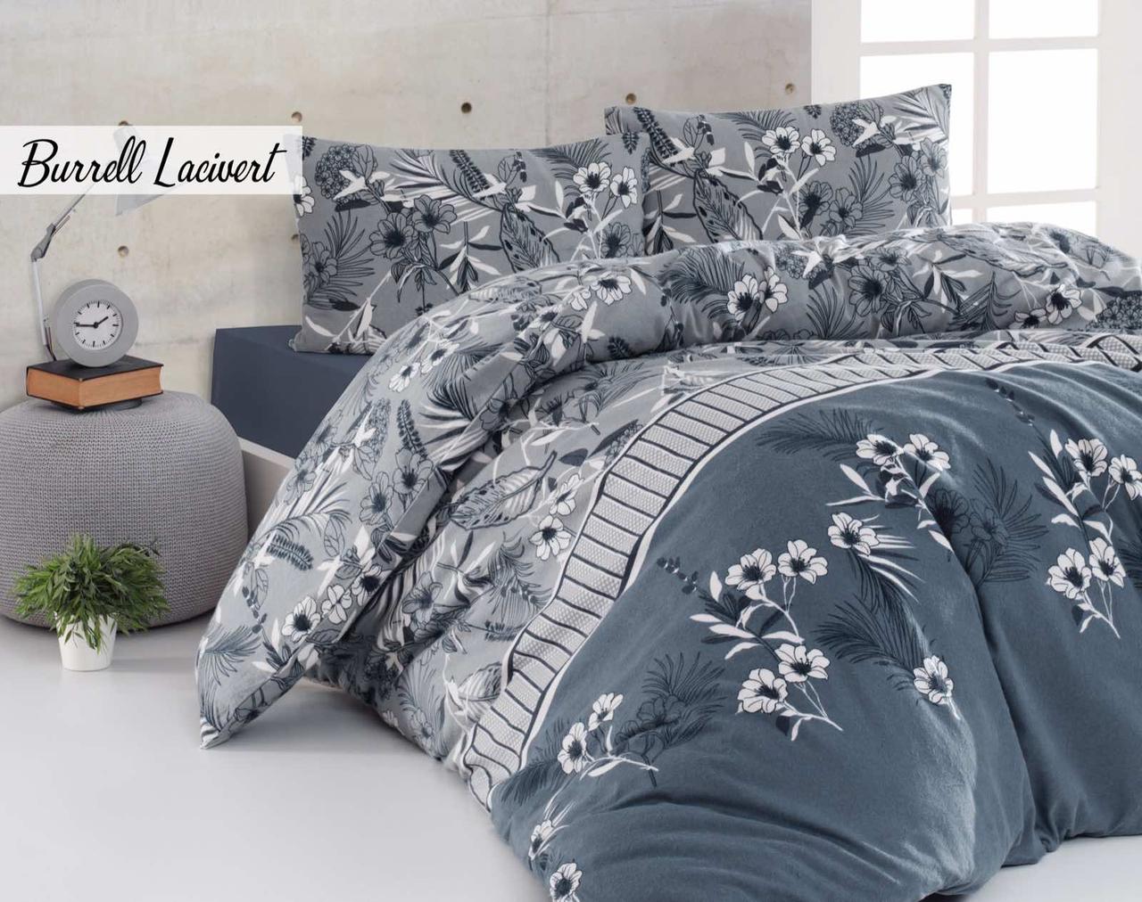 

Постельное белье First Choice фланель 200x220 Burrell Lazivert