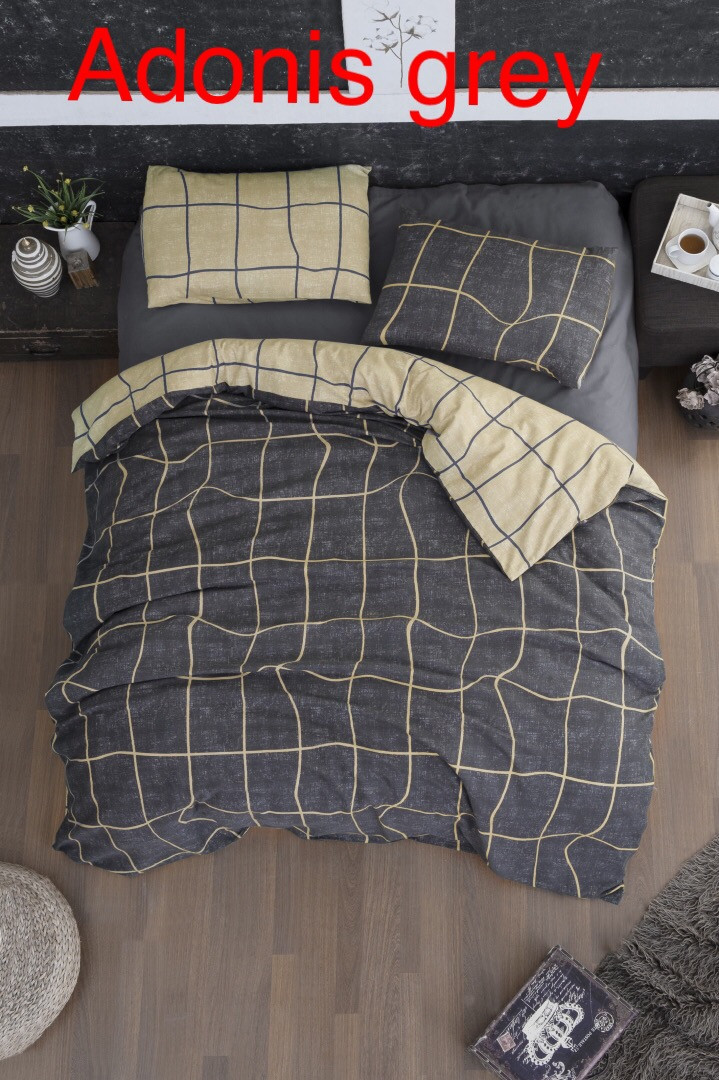 

Постельное белье First Choice фланель 200x220 Adonis Grey