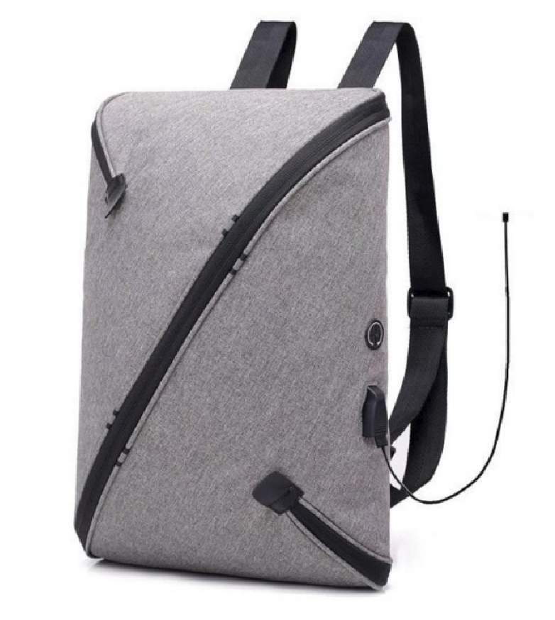 

Универсальный Рюкзак-Трансформер UNO Bag Grey c выходом для USB и наушников