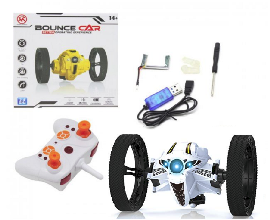 

Радиоуправляемая машинка Bounce Car White MiC RH805