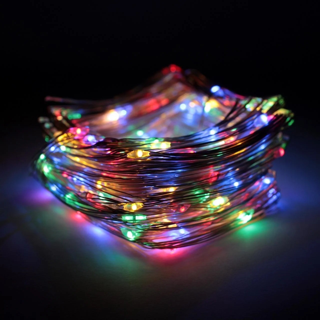 

Гирлянда светодиодная нить "капля росы" 20м 200 LED от сети 220В разноцветный