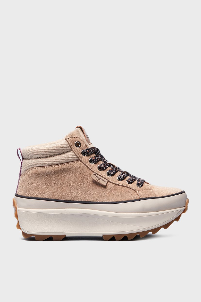 

Женские бежевые кожаные хайтопы WOKING URBAN Pepe Jeans 38 PLS31276