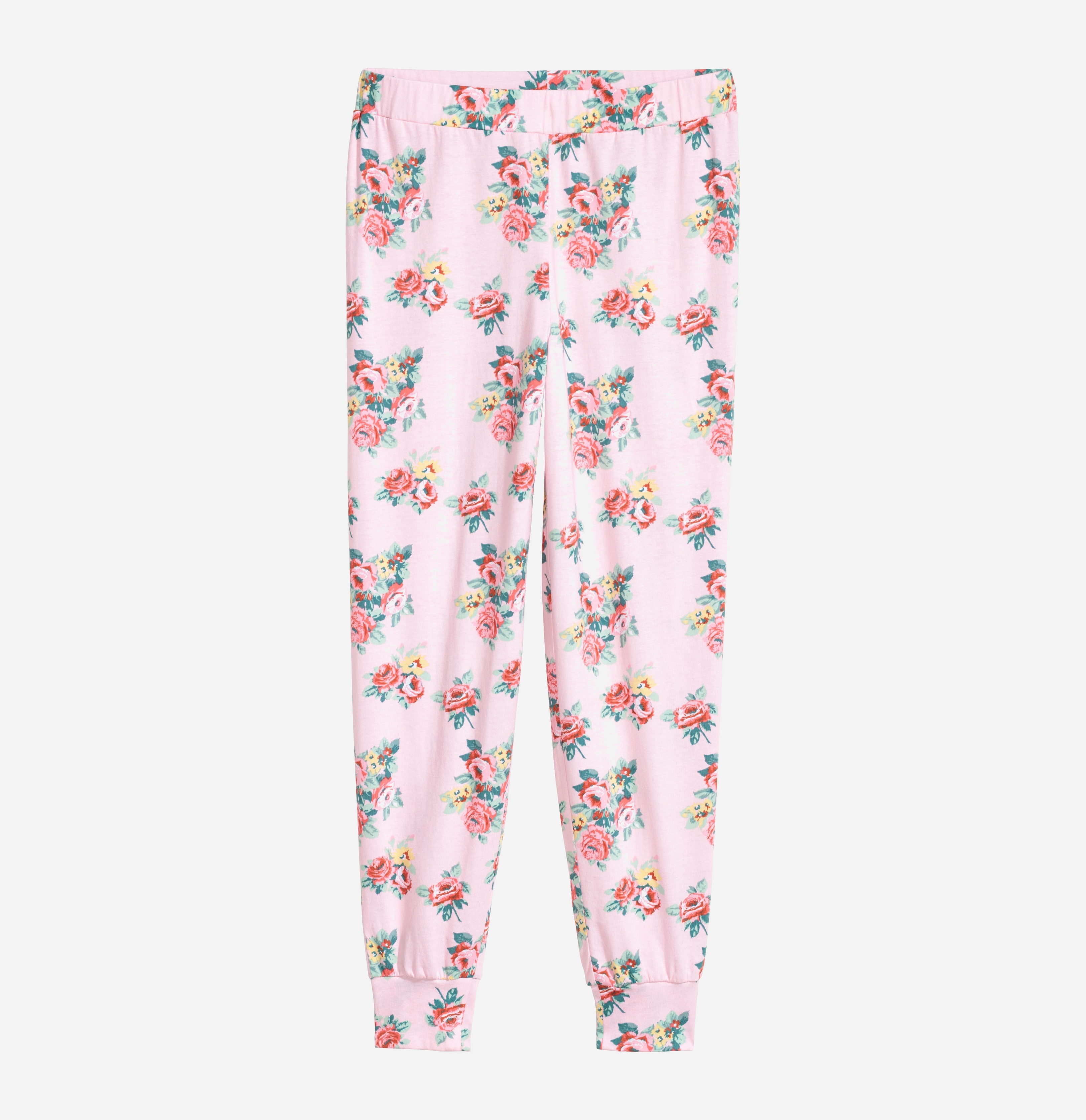 

Штаны пижамные H&M XAZ160524LLDH L Розовые в узоры