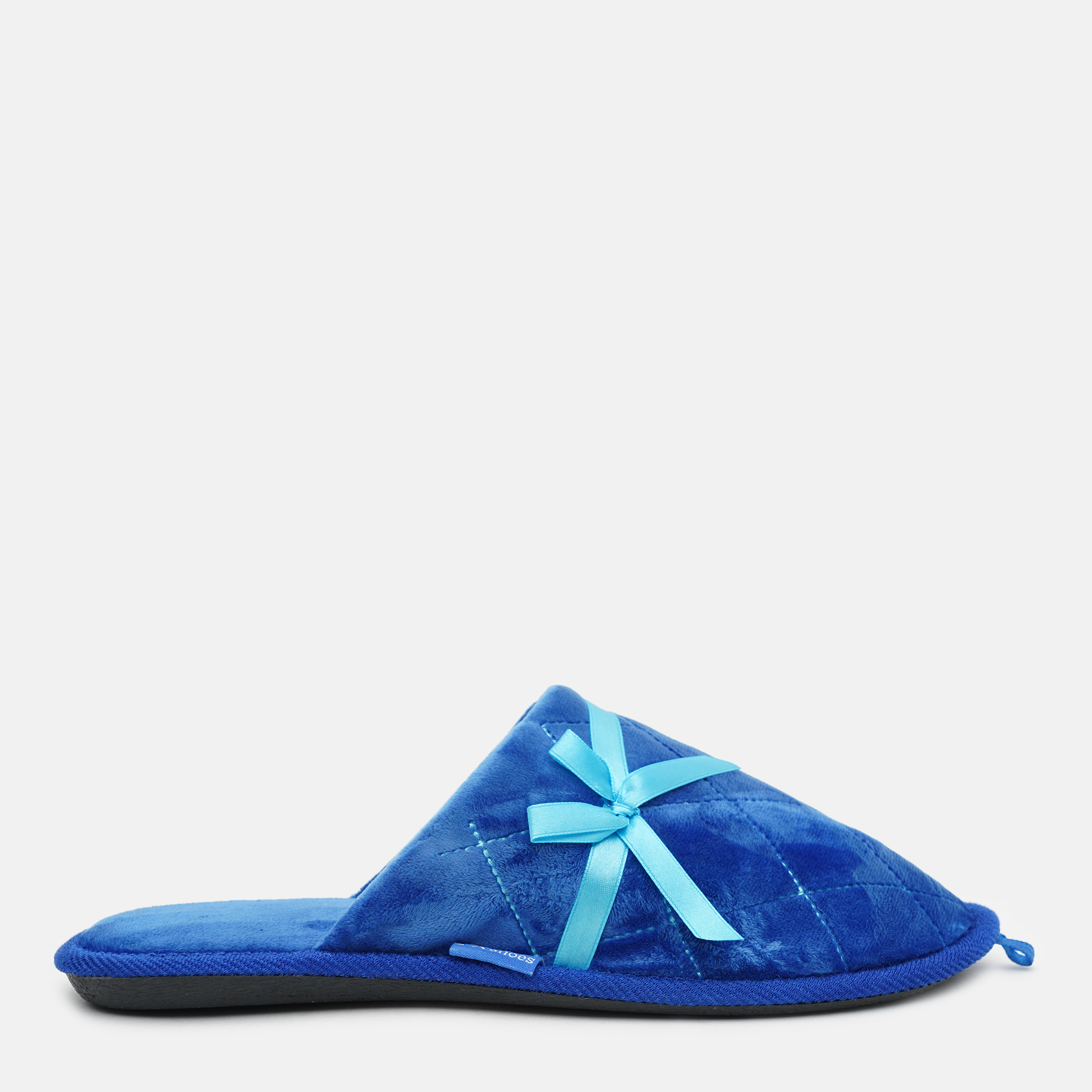 Акция на Жіночі домашні тапочки з закритим носком FX shoes 15099-2 40-41 26 см Блакитні от Rozetka