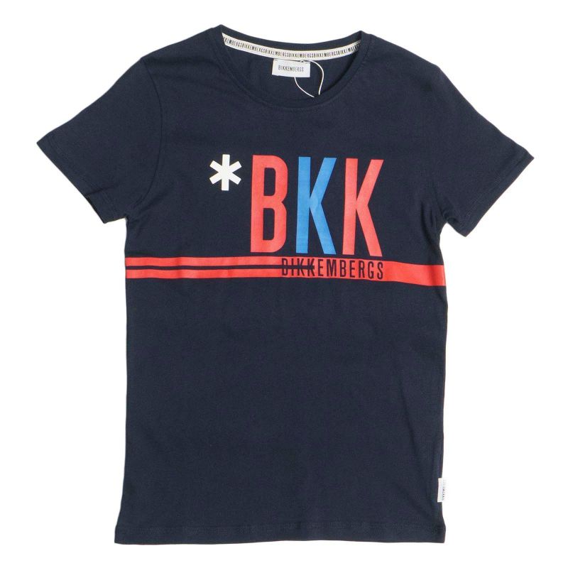 

Футболка с буквенным накатотом BIKKEMBERGS 152 см Синий 0254/003