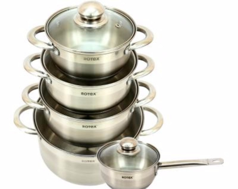 

Набор посуды 10шт. Rotex Venezia 304-10L