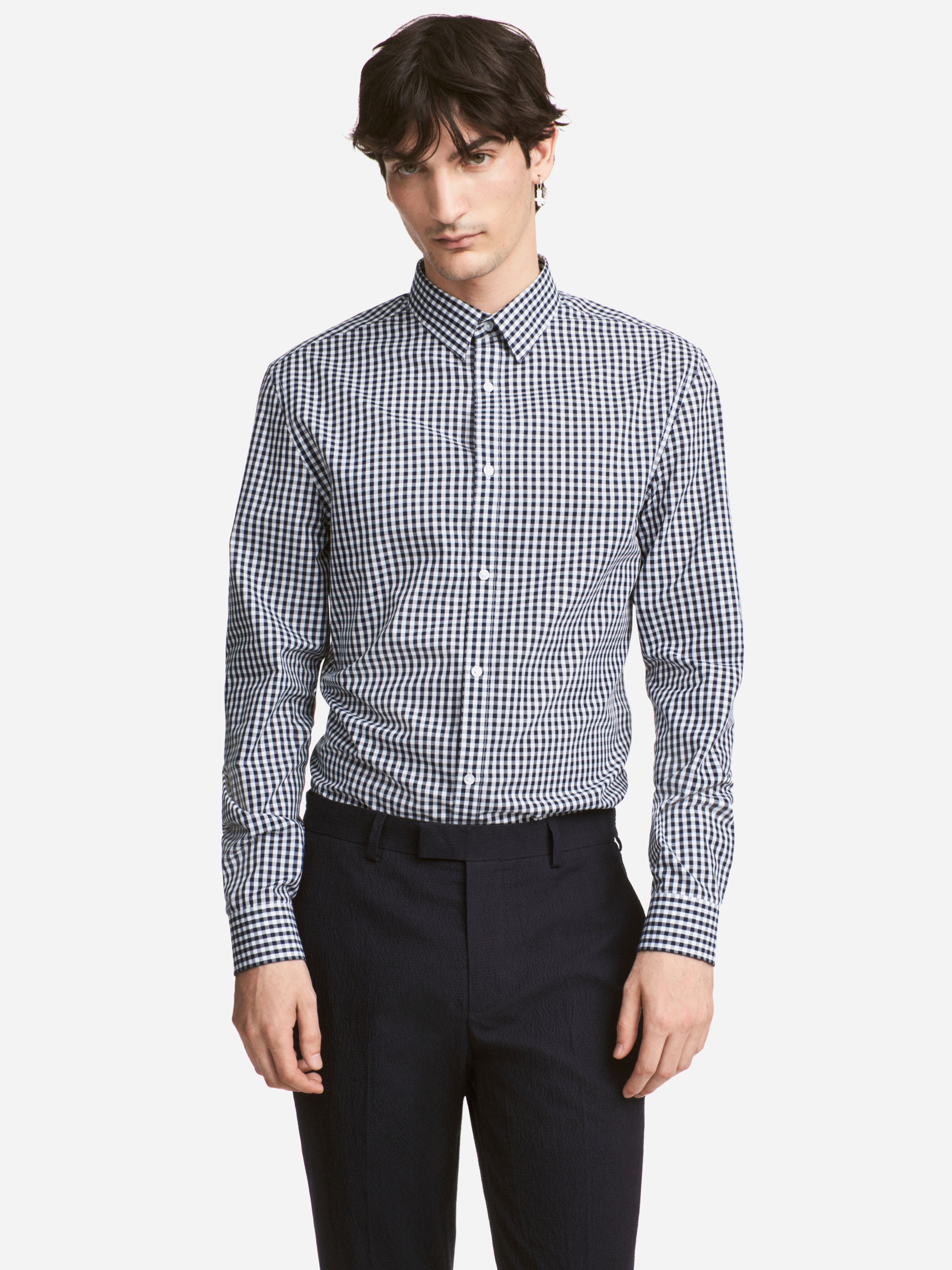 

Рубашка H&M XAZ133402MBKU  Черная, Рубашка H&M XAZ133402MBKU XL Черная