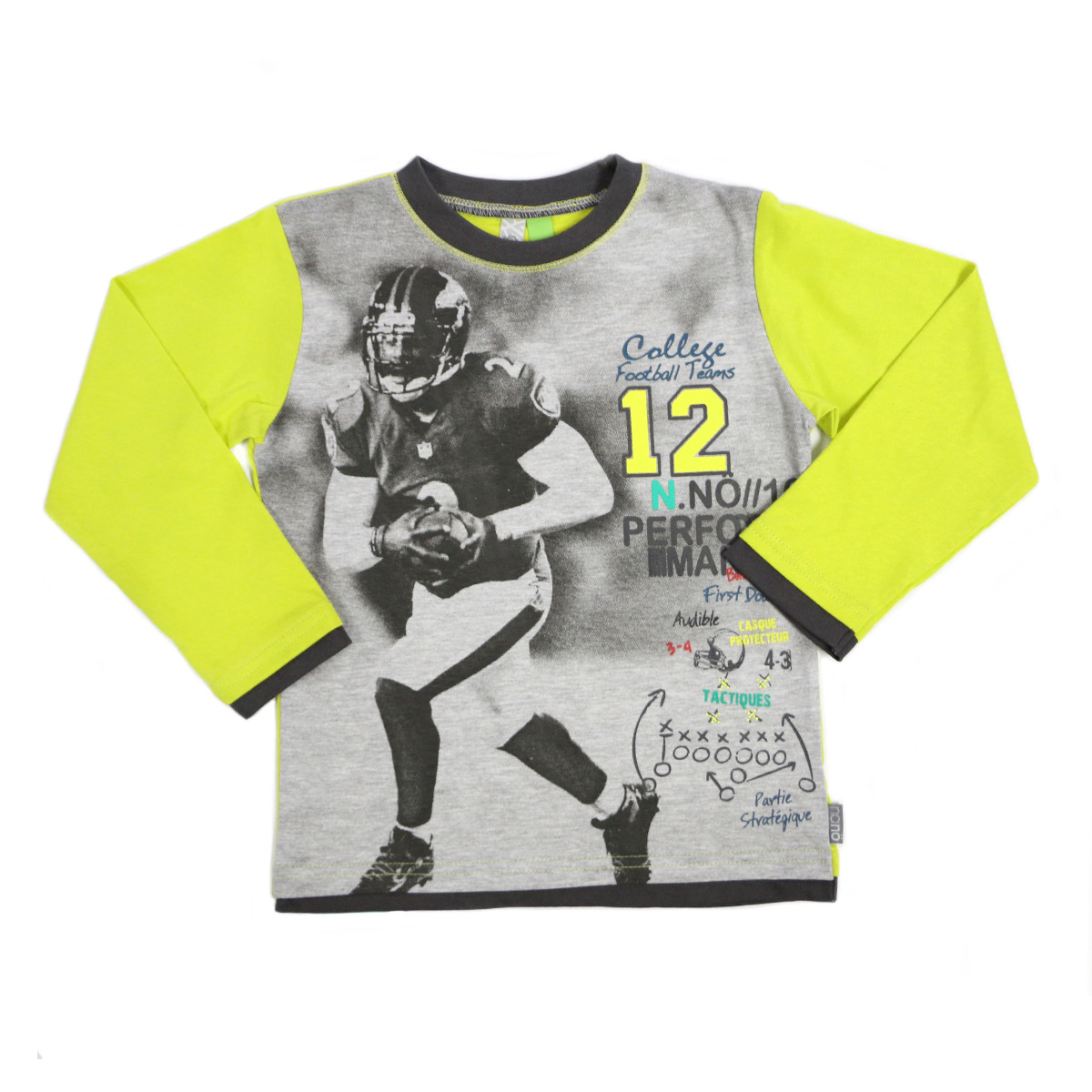 

Футболка с длинным рукавом для мальчика Football Teams Nano 98