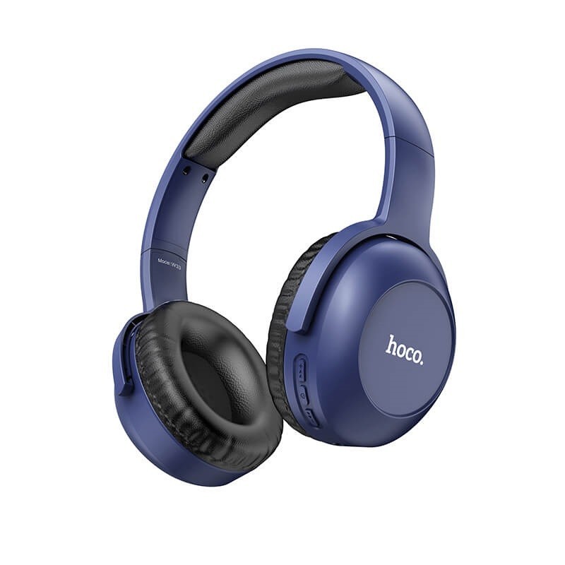 

Наушники Hoco Art sount BT headset W33 |BT5.0, AUX, Type-C, 15H| blue