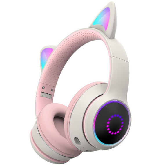 

Беспроводные Bluetooth наушники Tucci K26 (Белый / Розовый)