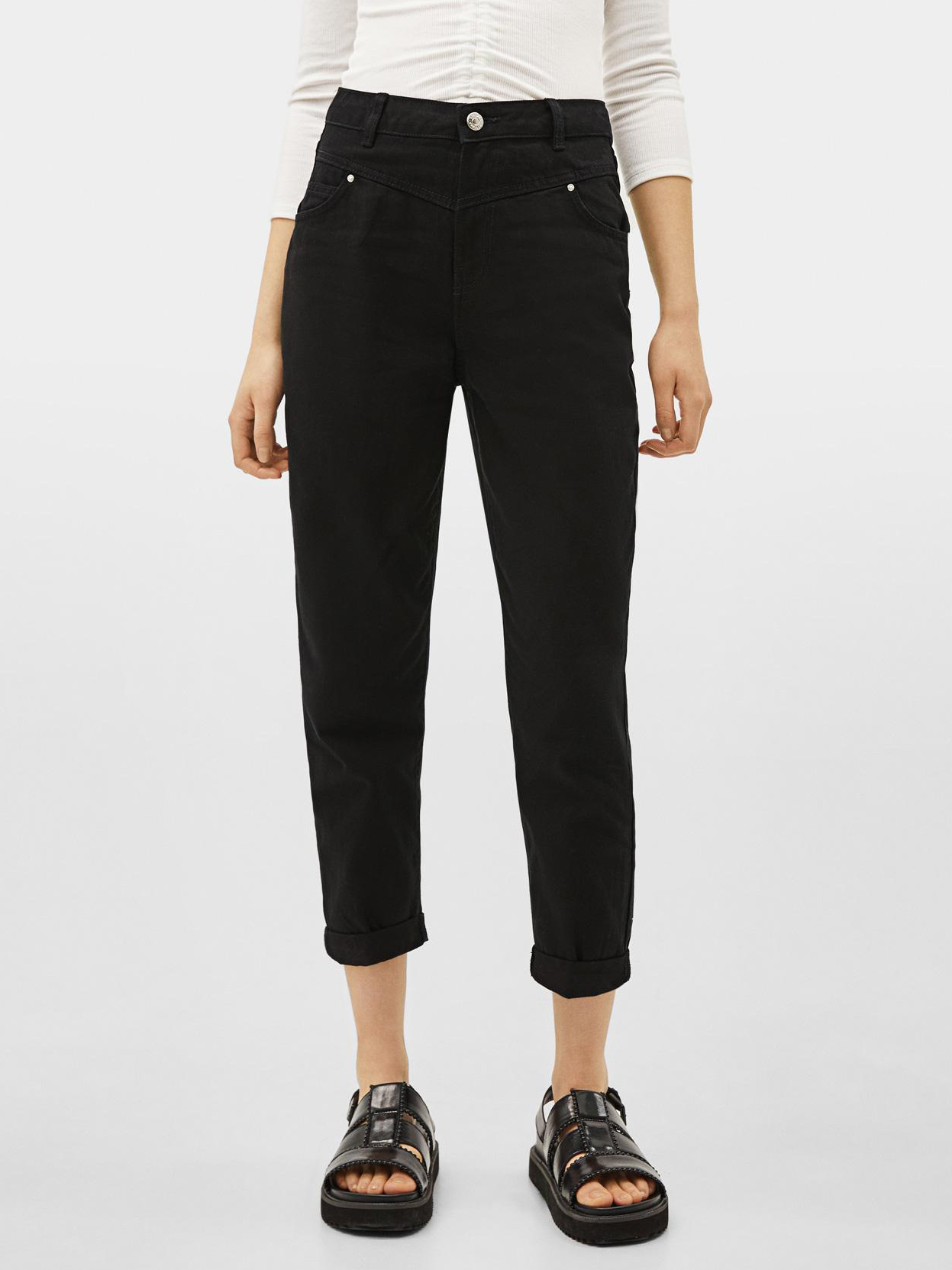 

Джинсы Bershka XAZ218428KIMU  Черные, Джинсы Bershka XAZ218428KIMU 34 Черные