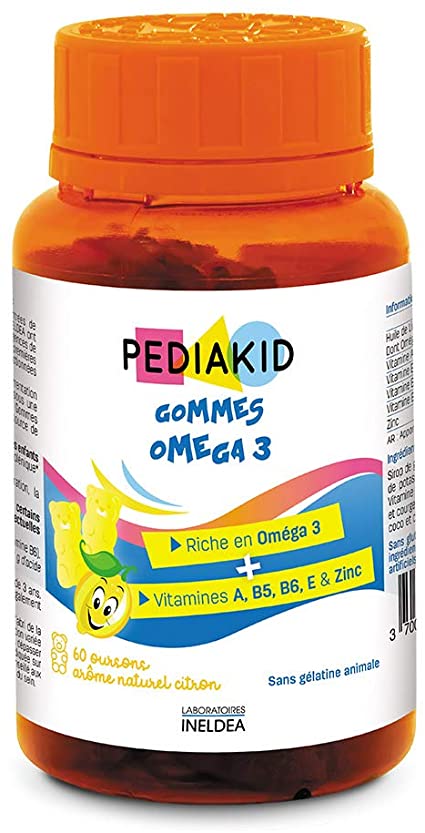 

Омега-3 для детей Pediakid (Radiergummis Omega 3) 60 жевательных конфет