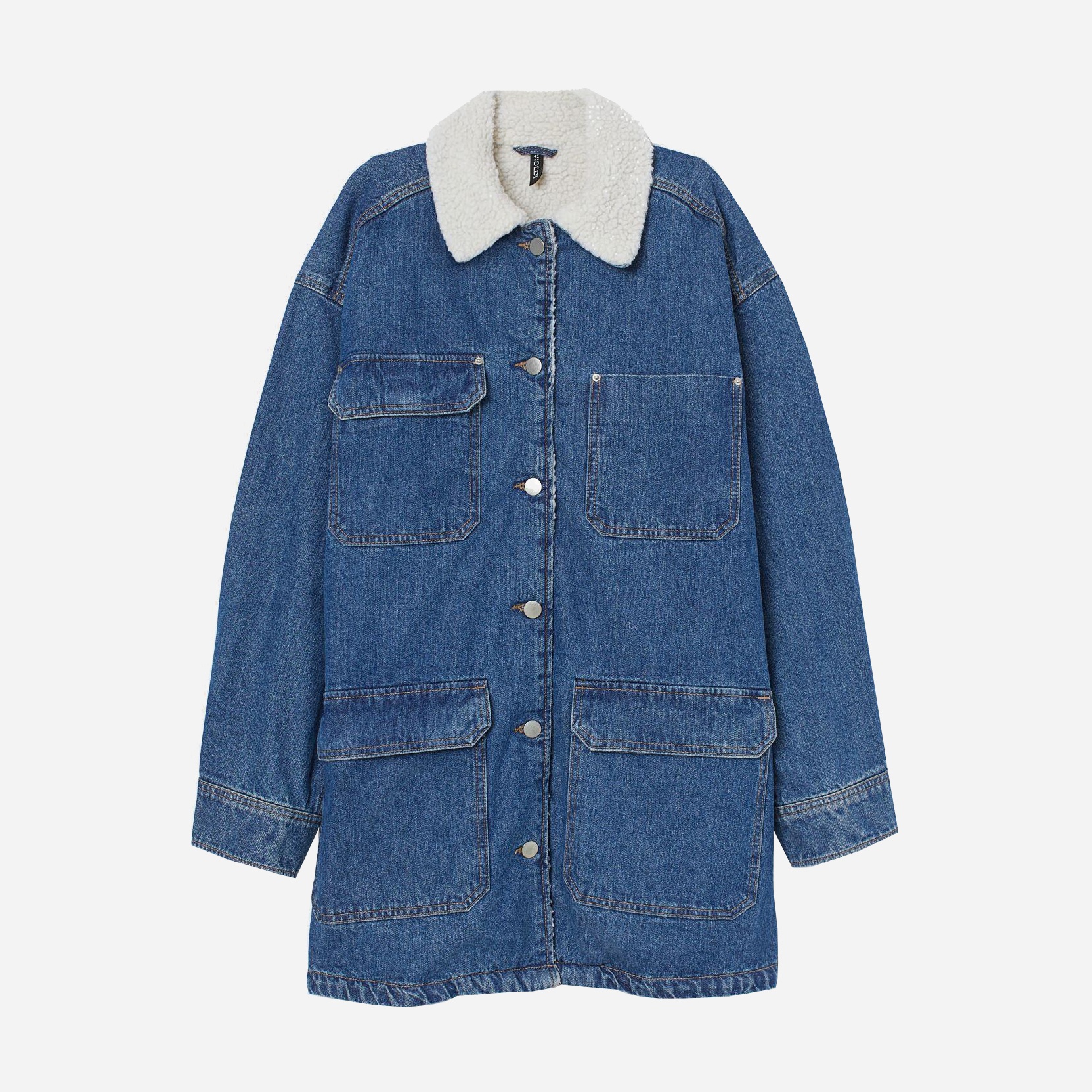 

Джинсовая куртка H&M XAZ199472WKZA XL Синяя