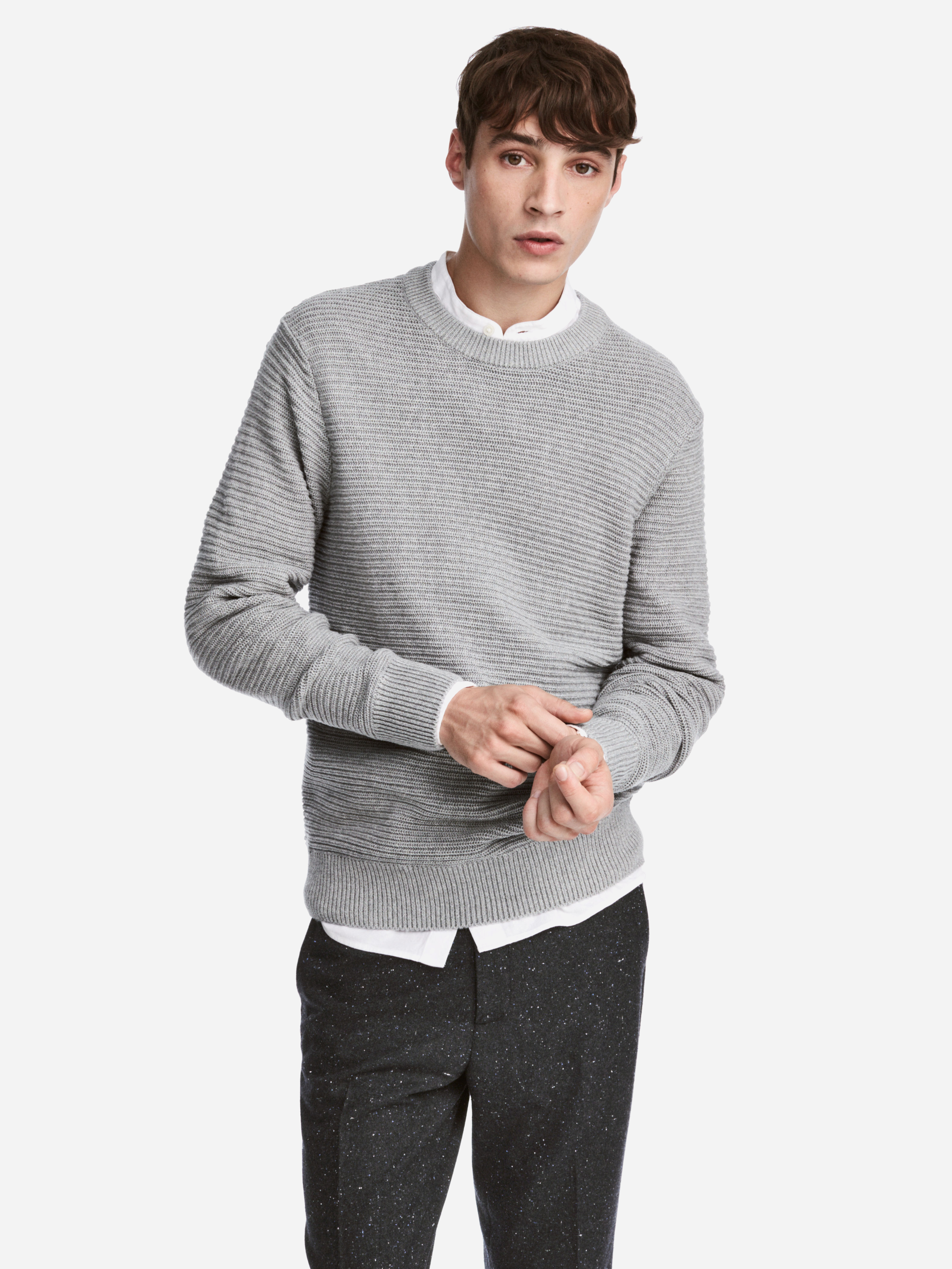 

Джемпер H&M XAZ092808FUGL  Серый, Джемпер H&M XAZ092808FUGL XL Серый