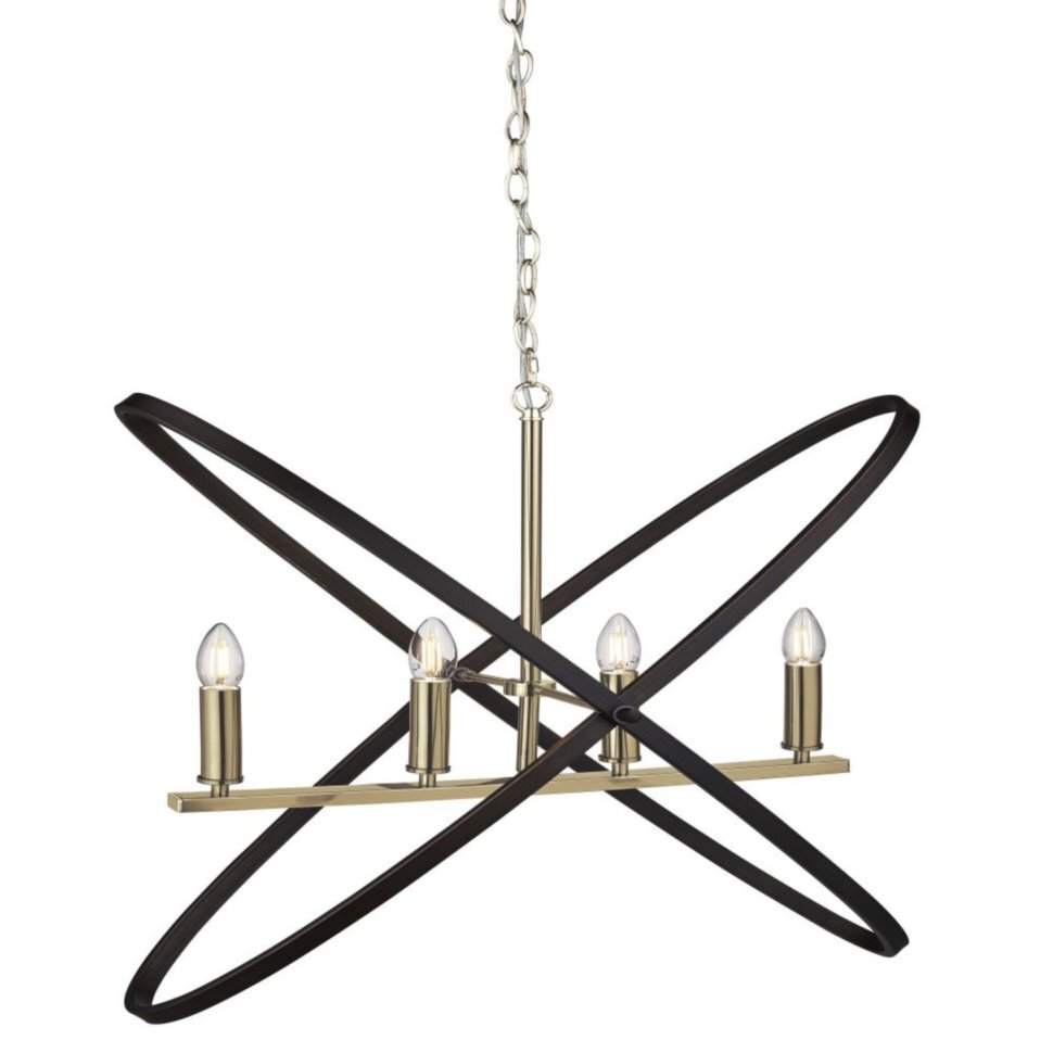 

Люстра Searchlight HOOPLA 8244-4BZ