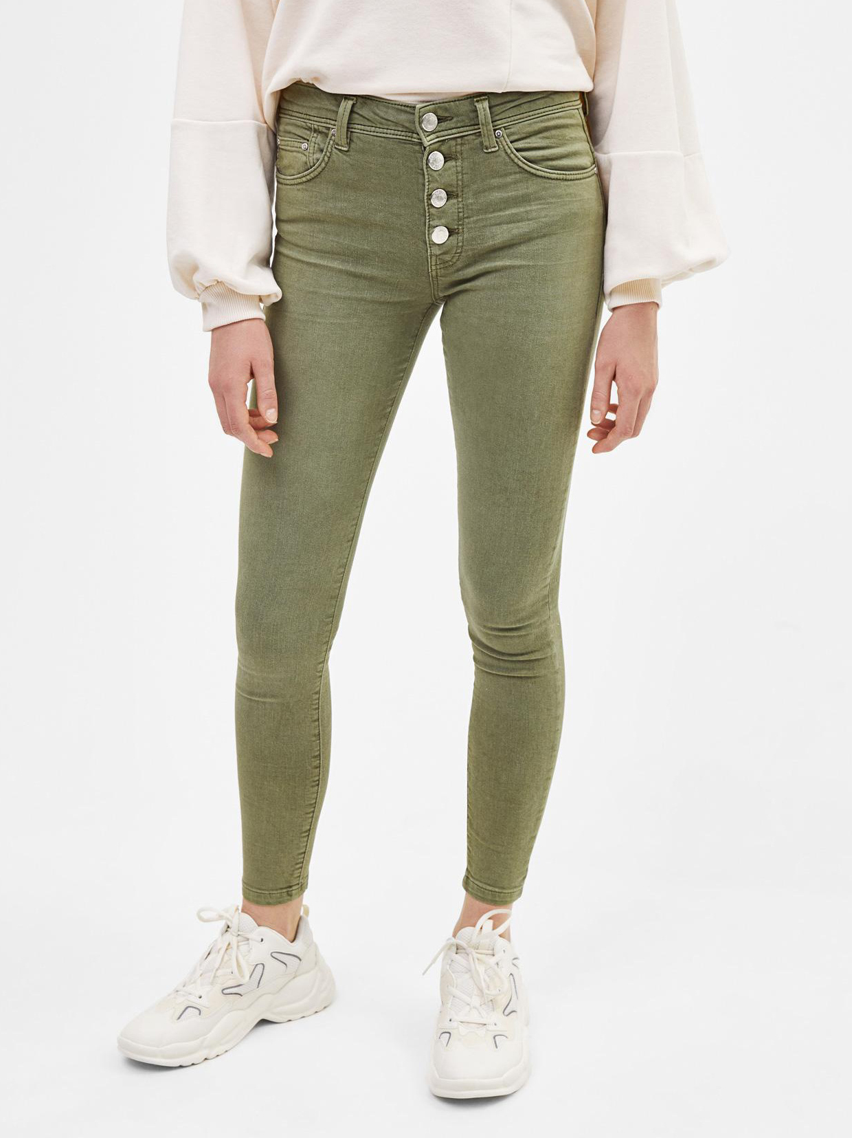 

Джинсы Bershka XAZ220751CITB 38 Хаки