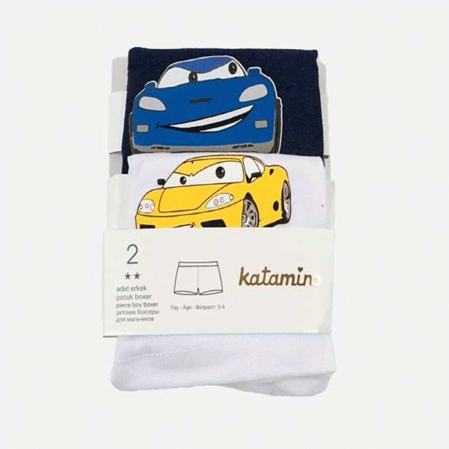

Трусы Katamino K128131 122-128 2 шт Комбинированные