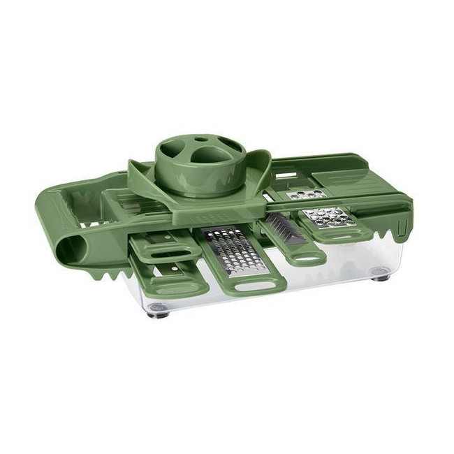 

Овощерезка ручная Ernesto Multi-Purpose Grater 5 насадок зеленая