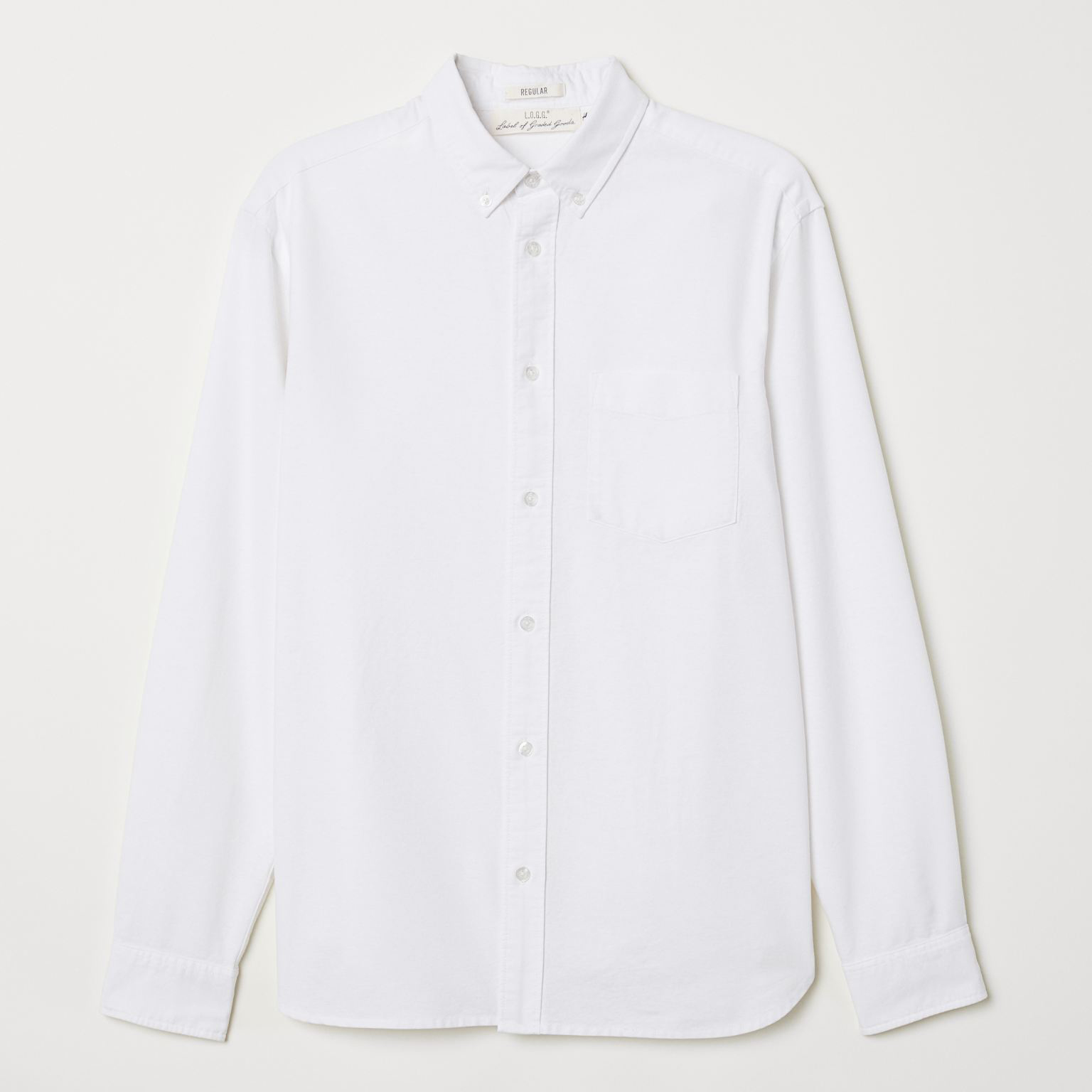 

Рубашка H&M 1307-6340130 S Белая