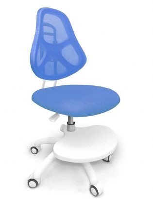 

Детское кресло ErgoKids Y-400 обивка голубая однотонная Y-400 BL