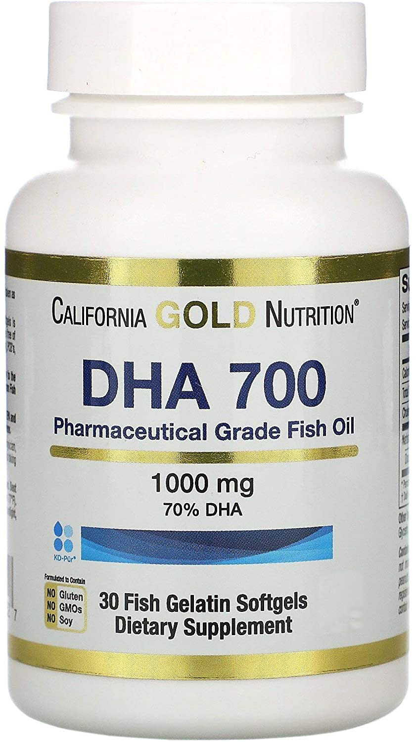 

California Gold Nutrition DHA 700 Fish Oil 30 капсул (4384303849)