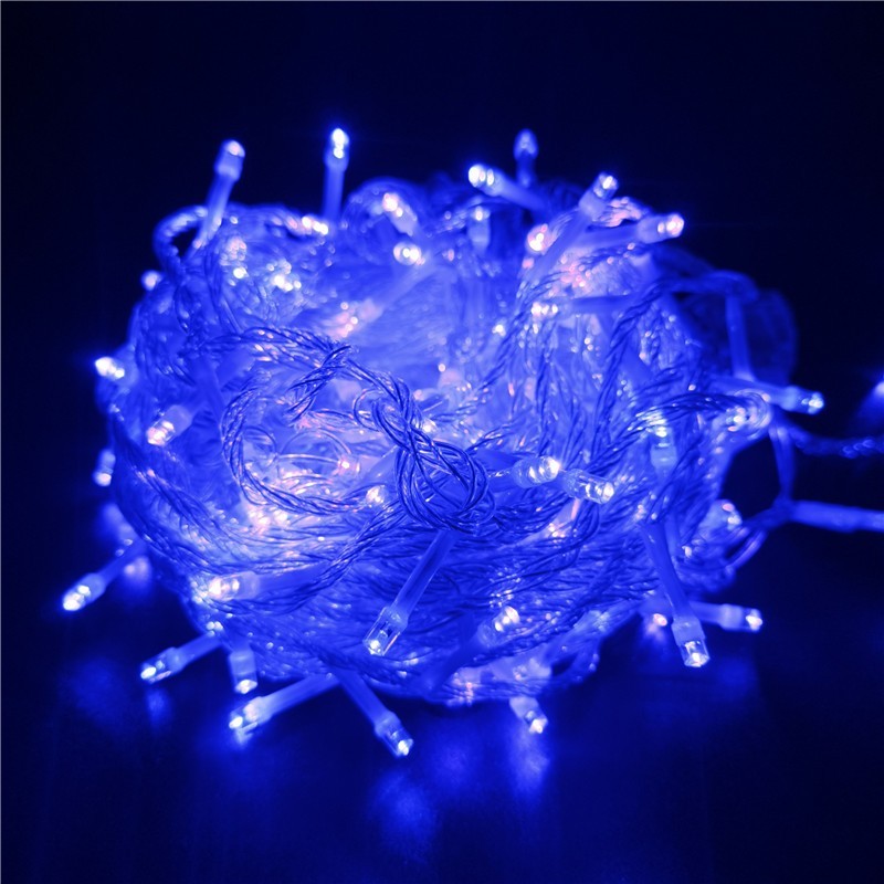 

Гирлянда светодиодная 300 LED силиконовый провод, цвет синий