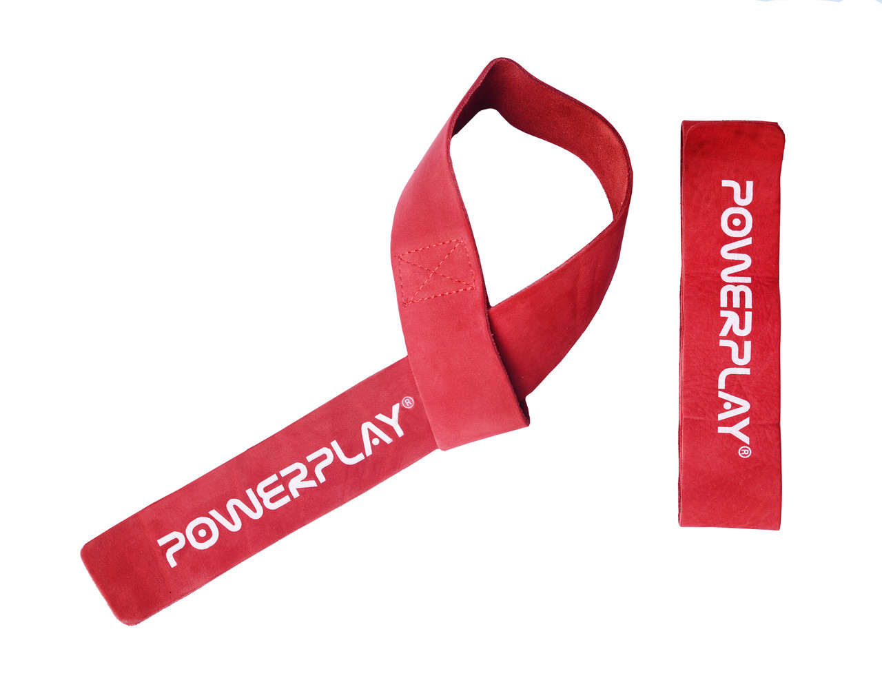 

Лямки для тяги, PowerPlay 5205 Шкіра Червоні (F_143790)