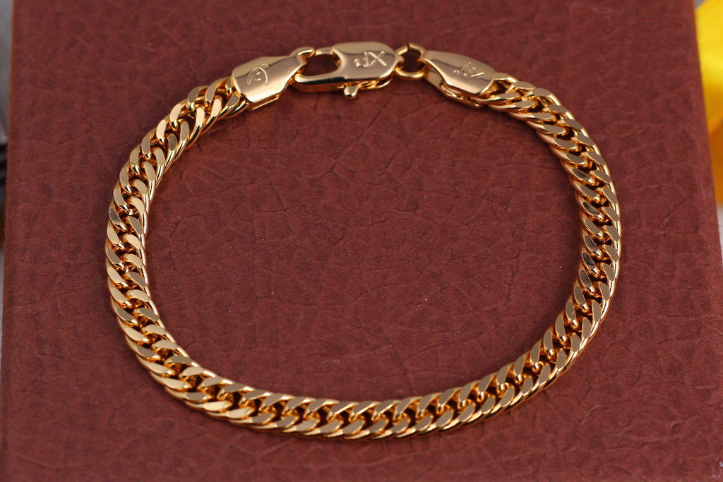 

Браслет Xuping Jewelry кобра 19,5 см 5 мм золотистый