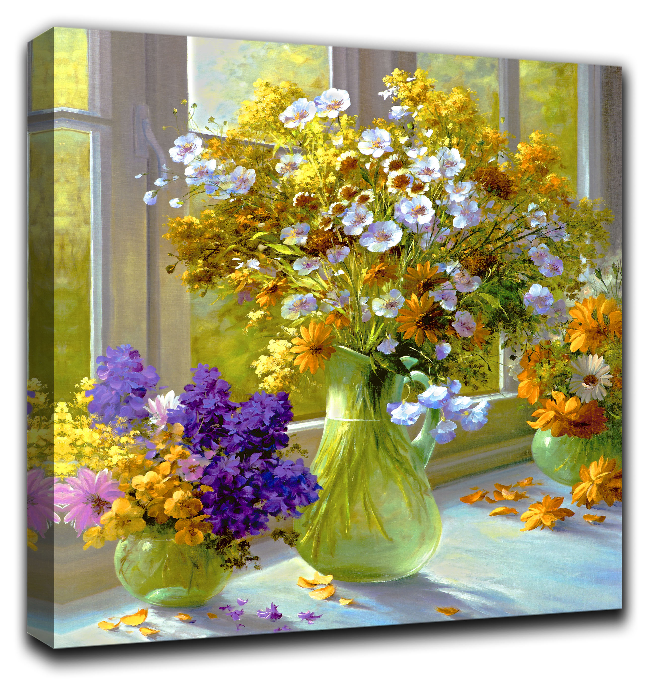 

Картина на массивном подрамнике RozenfeldArt 80-FLOWER4 80*80 см