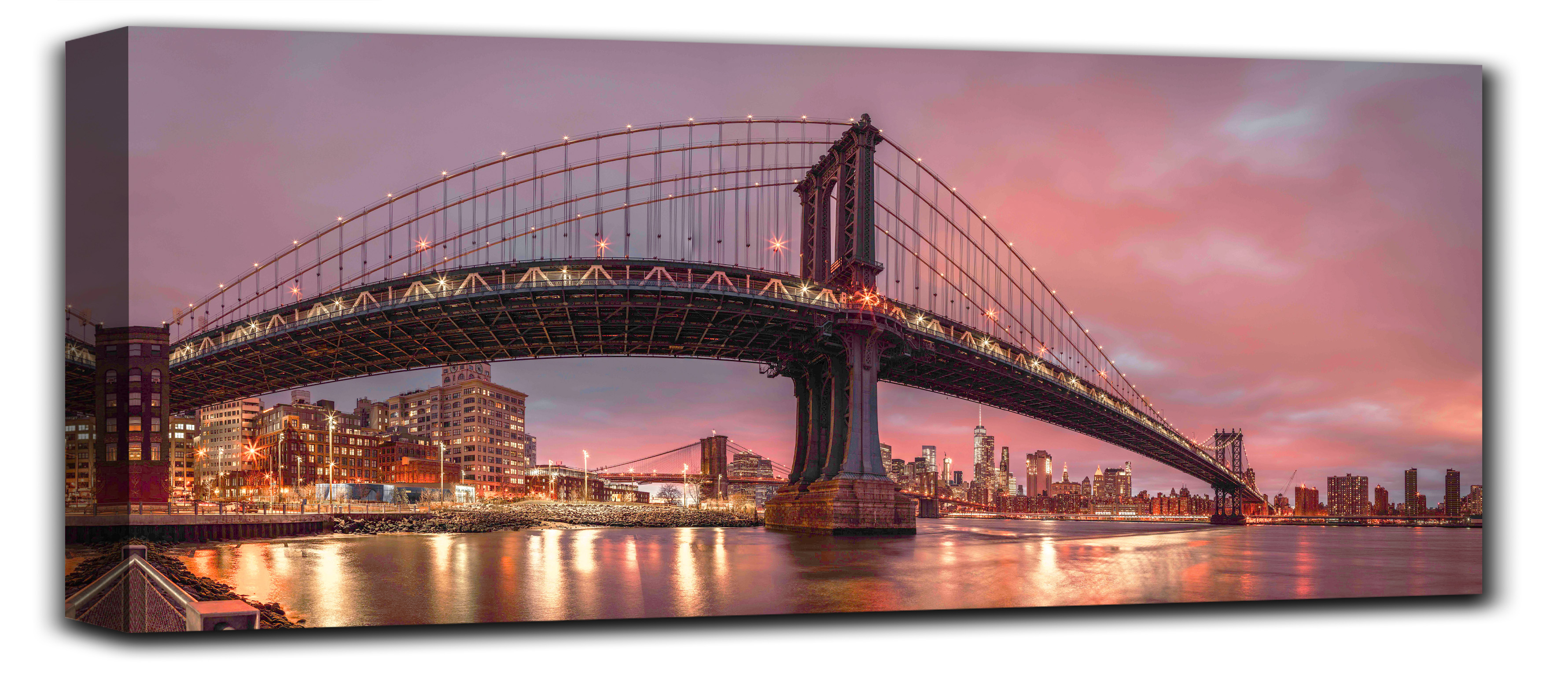 

Картина на массивном подрамнике RozenfeldArt AF-New-York-330-Pano-C03 50*120 см