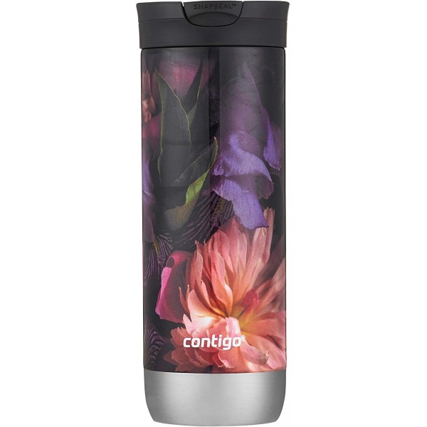 

Термокружка, термос Contigo Couture SNAPSEAL 20 Oz Nightflower 591 мл, Ночной цветок