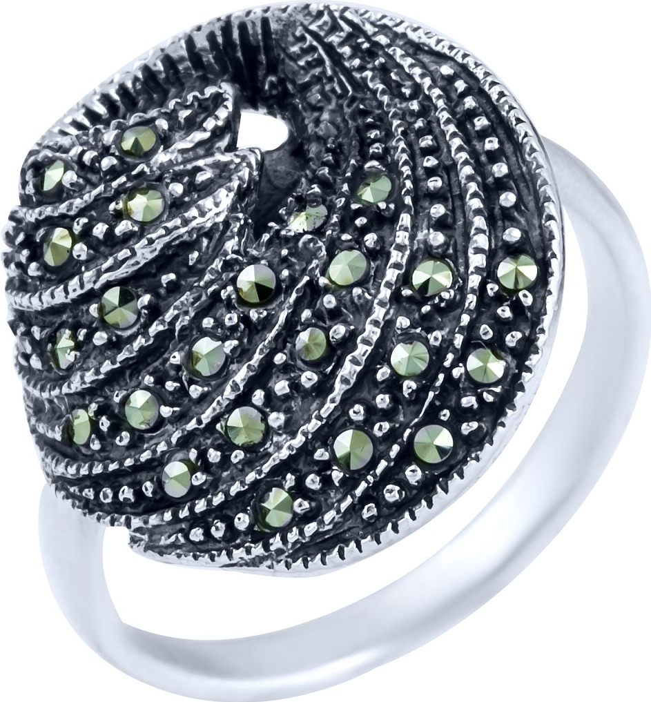 

Серебряное кольцо SilverBreeze с натуральными марказитами 1887882 16.5 размер, 16.5 размер