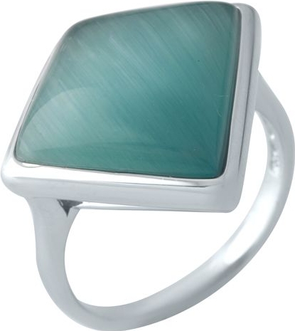 

Серебряное кольцо SilverBreeze с кошачим глазом 1956830 17.5 размер, 17.5 размер