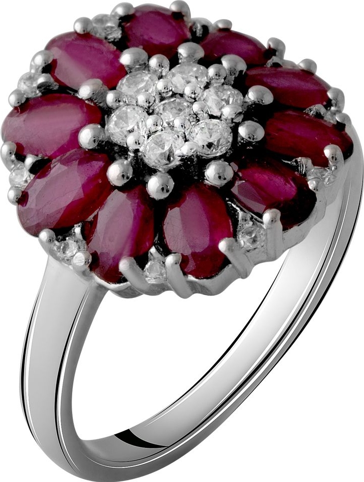 

Серебряное кольцо SilverBreeze с натуральным рубином 3.93ct 2058236 18 размер, 18 размер