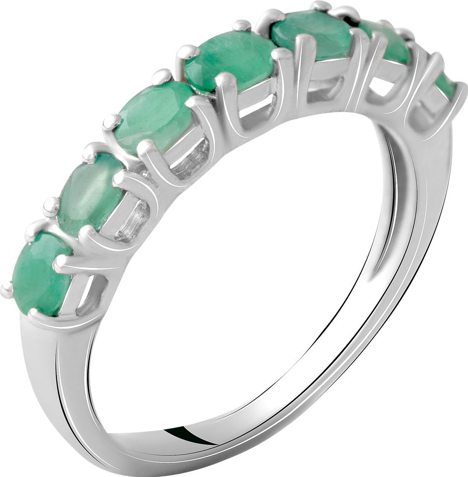 

Серебряное кольцо SilverBreeze с натуральным изумрудом 0.925ct 2062202 17.5 размер, 17.5 размер