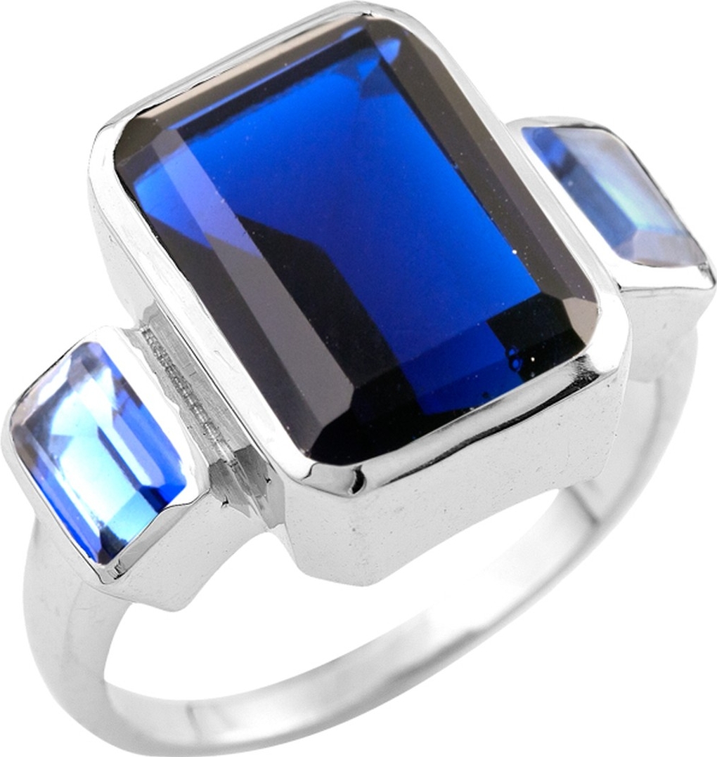 

Серебряное кольцо SilverBreeze с сапфиром nano 1509579 18 размер, 18 размер