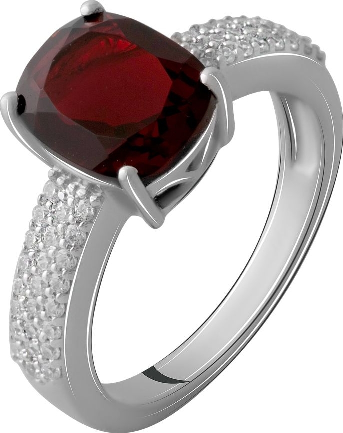 

Серебряное кольцо SilverBreeze с натуральным гранатом 2.898ct 2065586 18.5 размер, 18.5 размер