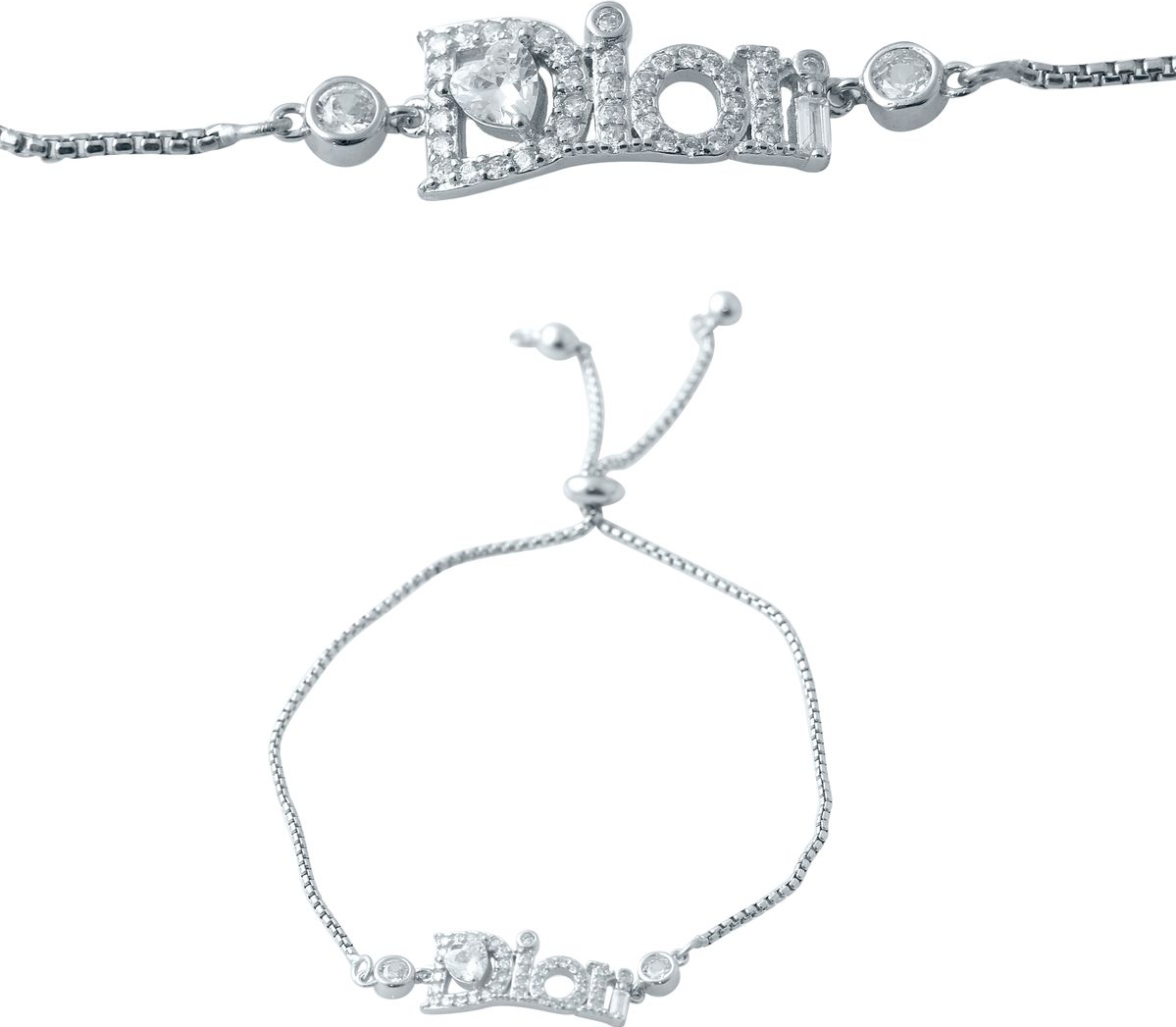 

Серебряный браслет SilverBreeze с фианитами 2038337 adjustable размер, adjustable размер