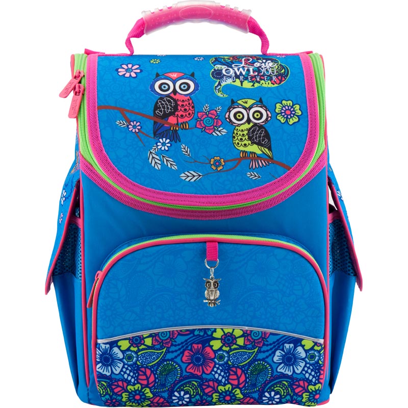 

Рюкзак школьный каркасный Kite Pretty owls синий K18-501S-6