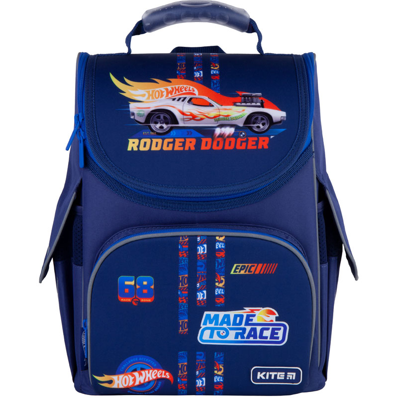 

Рюкзак школьный каркасный Kite Education Hot Wheels HW21-501S