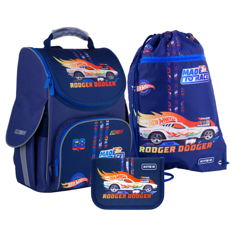 

Школьный набор 2021 Kite Education Hot Wheels SET_HW21-501S