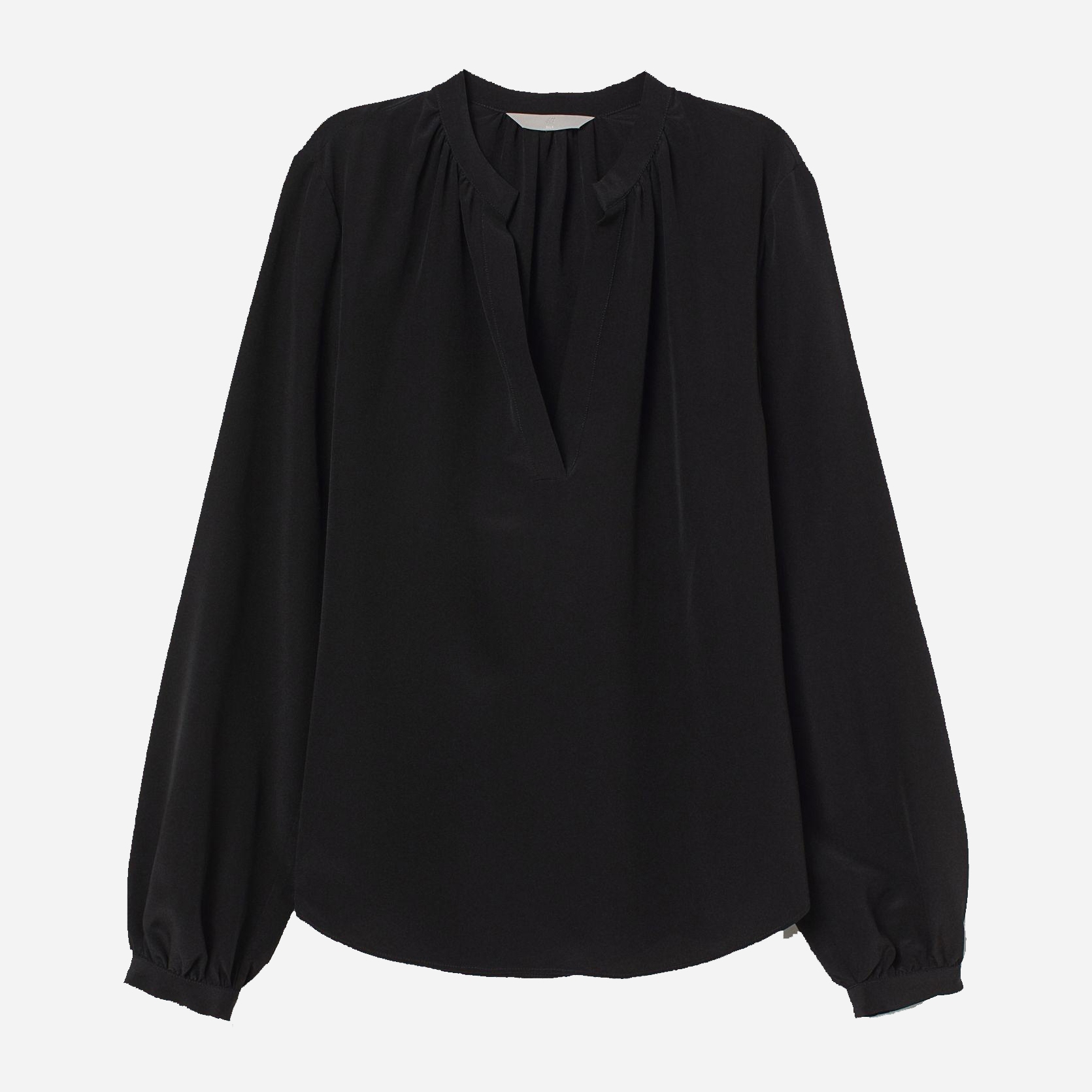 

Блузка H&M XAZ181079JXBX  Черная, Блузка H&M XAZ181079JXBX 40 Черная