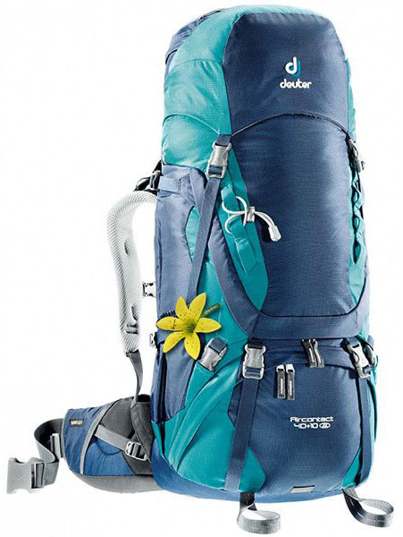 

Рюкзак Deuter, Aircontact 40+10 SL цвет 3351 midnight-petrol