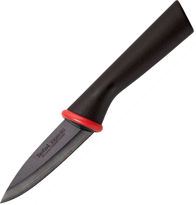 

Нож для овощей керамический Tefal Ingenio Ceramic с чехлом 80 мм Black