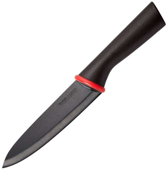 

Нож шеф-повара керамический Tefal Ingenio Ceramic с чехлом 160 мм Black