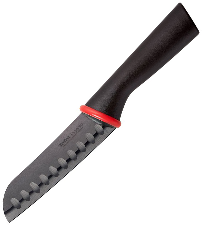 

Нож сантоку керамический Tefal Ingenio Ceramic с чехлом 130 мм Black