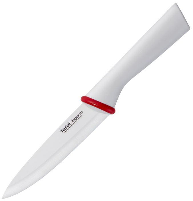 

Нож универсальный керамический Tefal Ingenio Ceramic с чехлом 130 мм White